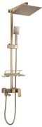 REA-P7050 - Sprchová súprava s batériou JACK, brúsené zlato