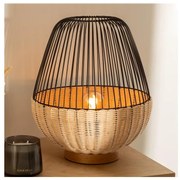 Atmosphera - Stolná lampa ANEA 1xE27/40W/230V ratan