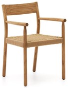 Jedálenská stolička z dubového dreva v prírodnej farbe Yalia – Kave Home