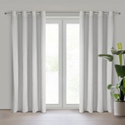 ZATEMŇOVACÍ ZÁVES NA KRÚŽKOCH ARIADNA 140X250 CM BIELA