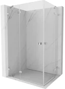 Mexen Lunar Duo, výklopný sprchový kút 105 x 95 cm, 8mm číre sklo, chrómový profil, 834-105L-095P-01-00