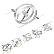 Paulmann 94436 - SADA 5xGU5,3/10W Bodové svietidlo CARDAN 230V matný chróm