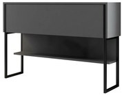 Komoda Luxe Anthracite and Black