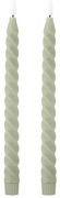 Bloomingville LED sviečka Ponza Green – set 2 ks