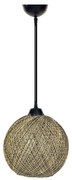 Asir Luster na lanku JUTE 1xE27/60W/230V žltá AS0371