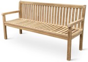 Kingsbury záhradná lavica teak 180 cm