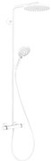Hansgrohe Raindance Select S, Showerpipe 240 1jet PowderRain s termostatom, matná biela, HAN-27633700