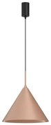 Závesný luster na lane CAPITAL 1xGX53/15W/230V, priemer 32 cm, ružovozlatý