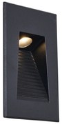 Moderné zapustené nástenné svietidlo čierne 7 cm vrátane LED IP65 - Trem