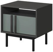 Nočný stolík Alsy 13 Aloe/Antracit