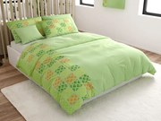 Obliečky z mikrosaténu VELLARI, zelené Rozmer obliečky: 70 x 90 cm | 140 x 200 cm