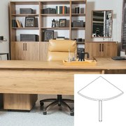 Písací stôl Idea rohový 70x70x75 Alabama