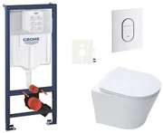 Závesný wc set do ľahkých stien / predstenová montáž Swiss Aqua Technologies Infinitio SIKOGRSIN10ASH0