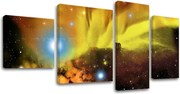 Obraz na plátne 4 dielny VESMÍR GA002E40