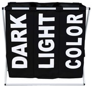 Kôš na bielizeň TRIKO 130L - čierny