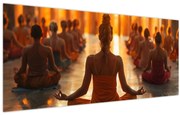 Obraz - Lekcia jogy (120x50 cm)