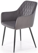 Stolička K558 sivá