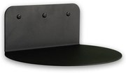 Čierna kovová polica 30 cm Flex – Spinder Design