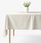 Goldea hranatý obrus 100% bavlnené plátno - prírodný režný 80 x 80 cm