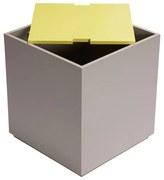 Žlto-sivá truhlica z jaseňového dreva 40x45 cm Vault – Hübsch