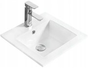 Mexen STELLA UMÝVADLO, 42x42 CM, BIELA, 25454100