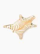Porcelánový dekoračný podnos Zebra