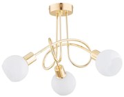 Prisadený luster ERYKA 3xE14/10W/230V zlatá