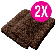 2x froté uterák Homa RIAN BROWN 30x50 cm