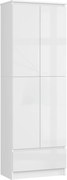 Skriňa Rexa 60 cm biela lesk