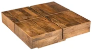 Dizajnový konferenčný stolík Cube Mango 80cm