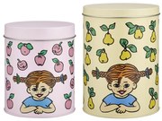 Set dóz Pippi Fruits 2 ks, smalt