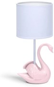 Aigostar - Detská lampička 1xE14/40W/230V labuť ružová