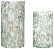 Sklenené ručne vyrobené vázy v súprave 2 ks (výška 37 cm) Libra – Hübsch