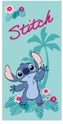 Tyrkysová detská osuška z mikrovlákna 70x140 cm Lilo and Stitch "Hawaii" – Jerry Fabrics