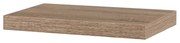 Nástenná polička P-023 SON1 dub sonoma, 40 x 24 x 4 cm, dub sonoma