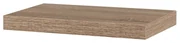 Nástenná polička P-023 SON1 dub sonoma, 40 x 24 x 4 cm, dub sonoma