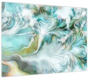 Obraz - Maľba abstraktných vzorov (70x50 cm)