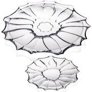 KRIŠTÁĽOVÝ PODNOS BOHEMIA PLANTICA 350 MM