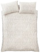 Béžové zamatové obliečky na dvojlôžko 200x200 cm Bridgerton Regal Birds – Catherine Lansfield