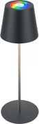 Briloner 7559015-LED RGB stolná lampa COLORIS 3,5W/5V IP44 2000mAh Wi-Fi Tuya