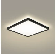 Brilagi - LED Kúpeľňové svietidlo ULTRA SLIM LED/18W/230V 30x30 cm čierna IP54 BG2090