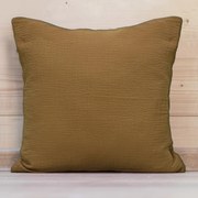 Biante Mušelínová obliečka na vankúš MSN-063 Okrovo hnedá 30 x 50 cm