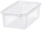 SmartStore Úložný box s bielymi klipmi Classic, 3,6 l, 3,6 l