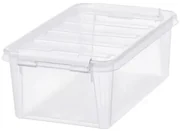 SmartStore Úložný box s bielymi klipmi Classic, 3,6 l, 3,6 l
