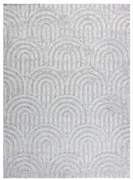 Koberec SANTO SIZAL 0537 Geometrický, sivý