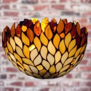Jantárová Tiffany nástenná 30*19 AMBER