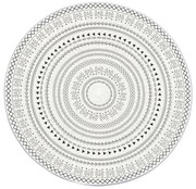 TZ Okrúhly vzorovaný koberec Tina Rozmer: 90 cm