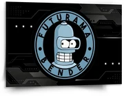 Sablio Obraz Futurama Bender Technology - 150x110 cm