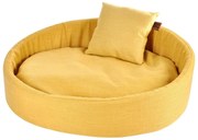 Žltý pelech pre psa 60x80 cm – Love Story