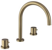 Sapho Sapho, ULTRAMIX trojprvková umývadlová batéria, zlato mat, UT017G